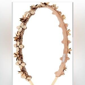 Elegant Gold Floral Headband